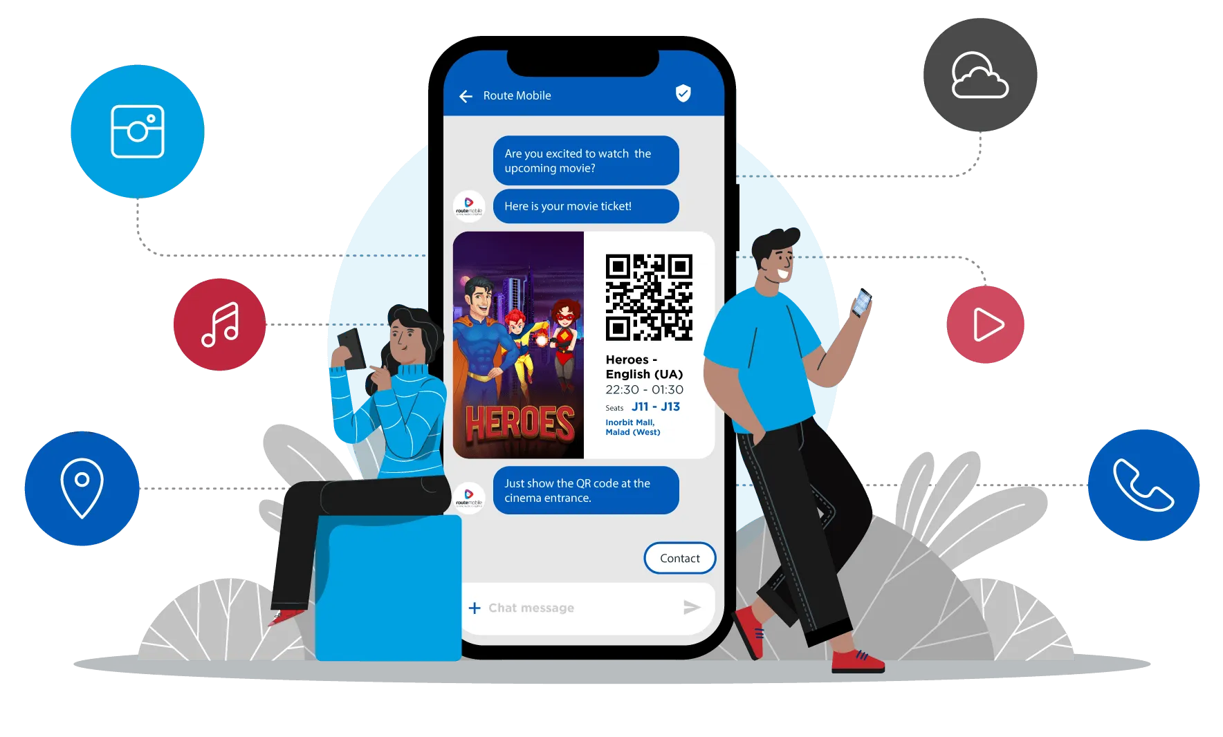 RCS Messaging Example